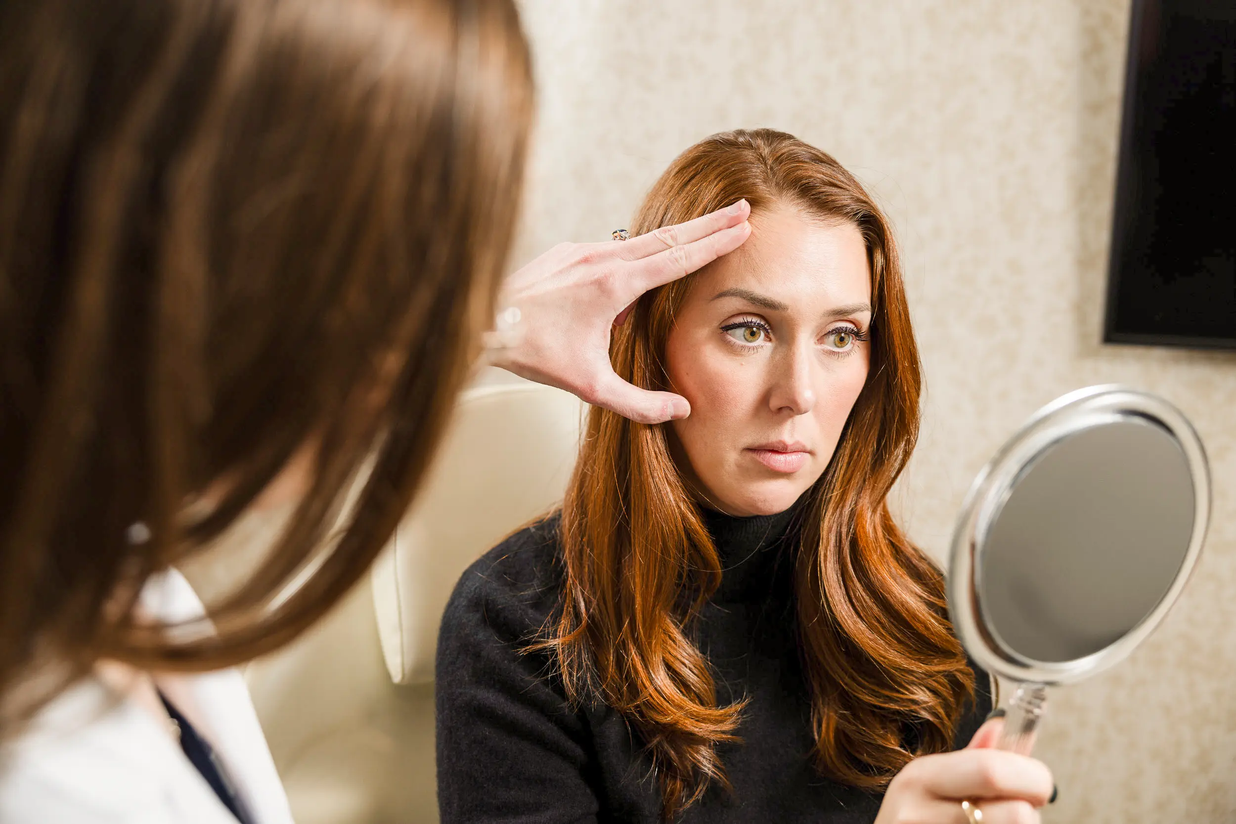 Brow lift consultation at IRIS Aesthetics